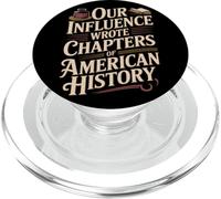 Écrit des chapitres d'histoire américaine du Patrimoine hispanique PopSockets PopGrip pour MagSafe