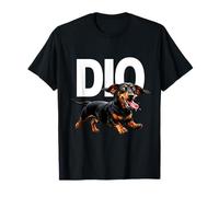 ÉCRIT en Duo avec Photo DE Chien BASSOTTO Amusant T-Shirt