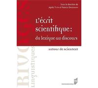 Ecrit scientifique du lexique au discours autour de Scientext - Pur - Presses Universitaires Rennes - broché - Essai