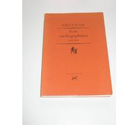 Écrits autobiographiques 1856-1869