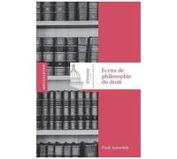 Ecrits De Philosophie Du Droit