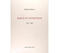 Ecrits et entretiens, 1970-1989