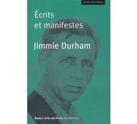 Ecrits et manifestes Jimmie Durham (Auteur), Herg (Auteur)