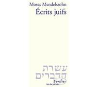 Écrits juifs Moses Mendelssohn (Auteur)