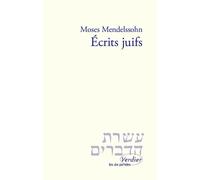 Écrits juifs - Moses Mendelssohn - Verdier - broché - Essai