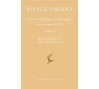 Écrits métaphysiques et théologiques