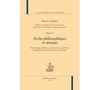 Écrits philosophiques et moraux