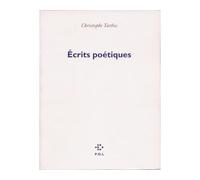 Écrits poétiques - Christophe Tarkos - P.o.l. - broché - Poésie