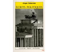 Écrits politiques Jürgen Habermas (Auteur)