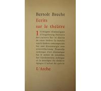 Ecrits sur le théâtre, tome 1
