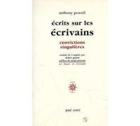 Écrits sur les écrivains Anthony Powell (Auteur), Didier Girard (Traduction)