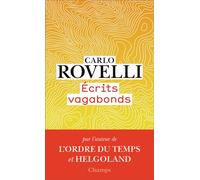 Carlo Rovelli – Écrits vagabonds – Essai – Poche