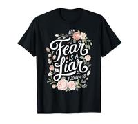 Écriture biblique religieuse La peur est un menteur pour les chrétiens T-Shirt