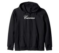 Écriture Cursive Sweat à Capuche