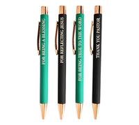 - Écriture de 15 g avec des citations inspirantes, prise en main confortable, facile à utiliser pour rétractable | Stylo à bille religieux pour la maison, l'école, le bureau, idéal pour les pasteurs