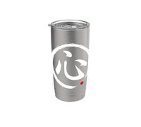 Écriture de caractères japonais « Cœur » Gobelet isotherme en acier inoxydable double paroi
