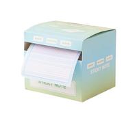 Écriture Essentials Notes collantes colorées 256 feuilles/colis de box Rouleau de rouleau complet Adhesive Tire out Dispenser Boîtes à faire listes Bleu