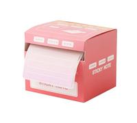 Écriture Essentials Notes collantes colorées 256 feuilles/colis de box Rouleau de rouleau complet Adhesive Tire out Dispenser Boîtes à faire listes Rouge