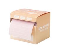 Écriture Essentials Notes collantes colorées 256 feuilles/colis de box Rouleau de rouleau complet Adhesive Tire out Dispenser Boîtes à faire listes Orange