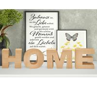 Écriture Hêtre bois véritable Décoration HOME Lettres en bois