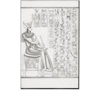 Écriture hiéroglyphique égyptienne. From The National Encyclopeedia: A Dictionary of Universal Knowledge publié c.1890 Poster Print by Ken Welsh (30,5 x 48,3 cm)