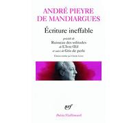 Écriture ineffable/Ruisseau des solitudes/L'Ivre Oeil/Gris de perle