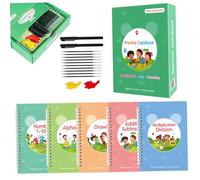 Écriture manuscrite Books pour les enfants cursive des livres de pratique de l'écriture manuscrite, y compris 5 enfants, écrivant des livres et stylos réutilisables Groove Calligraphie pour