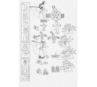 Écriture picturale mexicaine. From The National Encyclopeedia: A Dictionary of Universal Knowledge publié c.1890 Poster Print by Ken Welsh (28 x 43 cm)