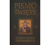 Écritures de l'Ancien et du Nouveau Testament, noir