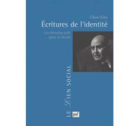Écritures de l'identité - Clara Lévy - Puf - broché - Livre