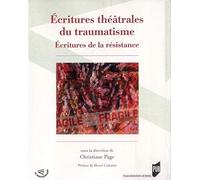 ECRITURES THEATRALES DU TRAUMATISME