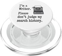 Écrivain Drôle, s'il Vous Plaît, Ne Jugez Pas Mon Amoureux PopSockets PopGrip pour MagSafe