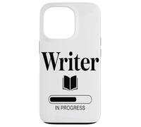 Écrivain en Cours Auteur Créatif Écrivant Amateur De Café Coque pour iPhone 13 Pro