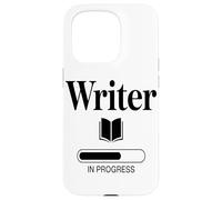 Écrivain en Cours Auteur Créatif Écrivant Amateur De Café Coque pour iPhone 15 Pro