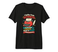 Écrivain Humour autorité écriture créative romancier T-Shirt Haut de Gamme