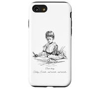 Écrivain procrastinant Auteur Éditeur Drôle Femmes littéraires Coque pour iPhone SE (2020) / 7/8