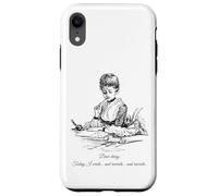 Écrivain procrastinant Auteur Éditeur Drôle Femmes littéraires Coque pour iPhone XR