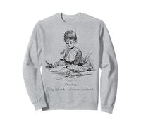 Écrivain procrastinant Auteur Éditeur Drôle Femmes littéraires Sweatshirt