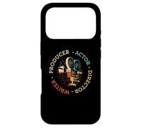 Écrivain, producteur, Acteur, Directeur, cinéma, cinéma Coque pour iPhone 17 Pro