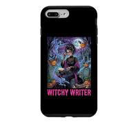 Écrivain sorcière Machine à écrire Auteur romancier Auteur Effrayant Coque pour iPhone 7 Plus/8 Plus