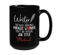 Écrivaine Parce Qu'Elle Est Une Incroyable Faiseuse De Miracles Tasse À Thé Céramique Mug Unique Tasse À Café Cadeau Mignon Pour Bureau Pâques Collègue 330Ml