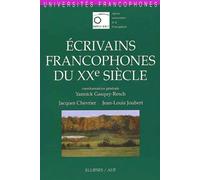 Ecrivains Francophones Du Xxème Siècle