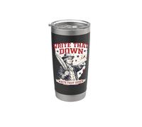 Écrivez cela | Thomas Jefferson Retro Patriotic Gobelet isotherme en acier inoxydable double paroi