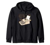 Écrivez Tous Les Jours Vintage Machine à écrire écrivain écriture rétro Meme Sweat à Capuche