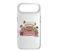 Écrivez Vos Propres Histoires Floral Typewriter Writer Author Coque pour iPhone Air