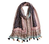 Ecroon Echarpe Châle/Foulard/Etole Floral Cou Écharpe Femme Poids léger Longue Douce Chale Wrap Chaud d'hiver