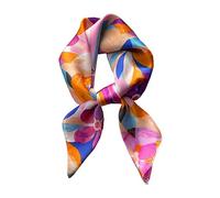 Ecroon Femme Bandeau Soie Foulard Bandanas Cheveux Châle/Foulards/Etole/Écharpe-Grand carré Satin…