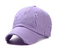 Ecroon Femme Casquette de Baseball Classic BB Cap Homme Adjustable Cap Sport Baseball de Course Chapeau