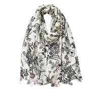 Ecroon Femme Foulard Classique Écharpe Longue Carré Wrap de châle Etole Pashmina Châle Epaissi Echarpe Chaud Chale d'hiver
