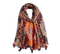 Ecroon Femme Foulard Classique Écharpe Longue Carré Wrap de châle Etole Pashmina Châle Epaissi Echarpe Chaud Chale d'hiver